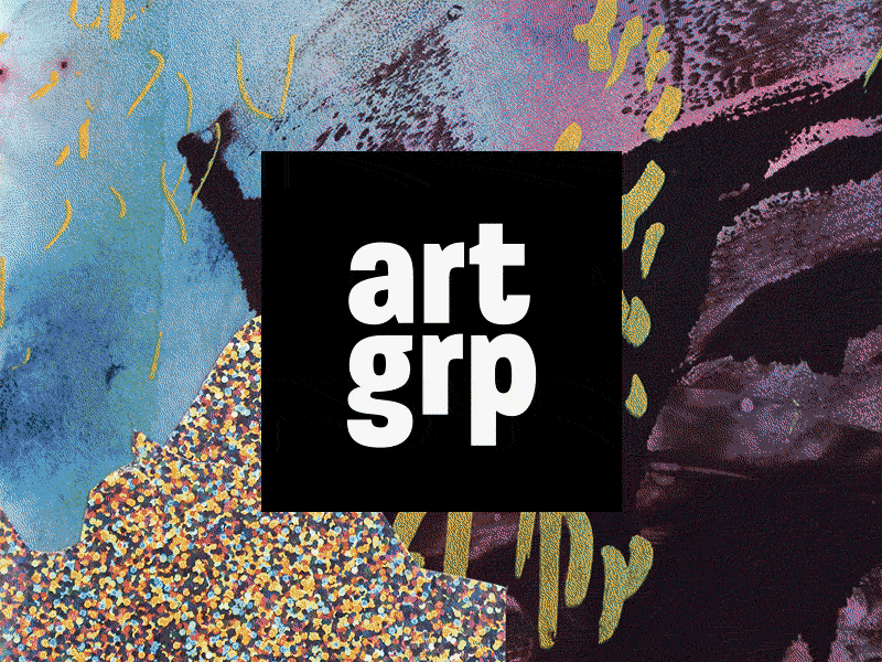 Art Group art art group black brand edgy group identity square type