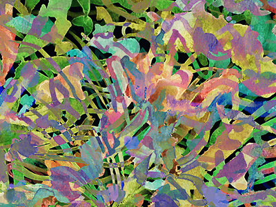 Dark Floral Repeat