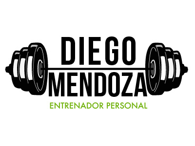 Diego Mendoza Logo fit logo men personal trainer