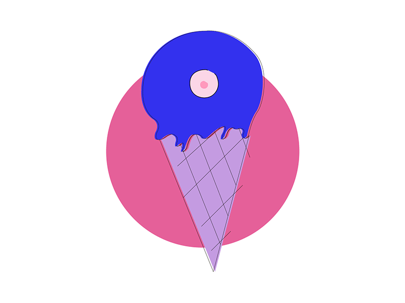 Breast Cone animation boob breast design illustration illustrator tits