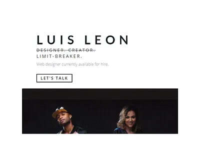 Hire Luis Shot branding responsive design small business web design