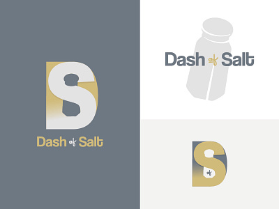 Dash of Salt Logo dash identity logo mark salt shaker