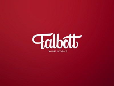 Talbott V1 branding lettering logo logotype wine