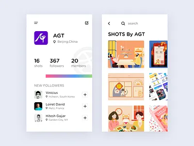 hello dribbble agt ui ux