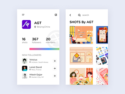 hello dribbble agt ui ux