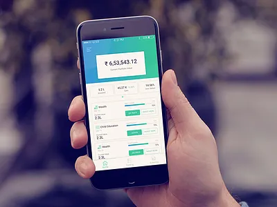 Dashboard App app design app ui creative app