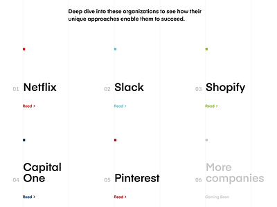 The Design Genome Project: Reports Grid