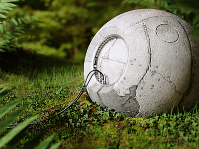 Ancient sphere 3d cinema4d octane rendering sphere