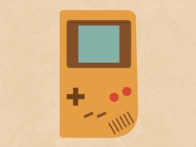 Gameboy design game gameboy icon play retro vector vintage