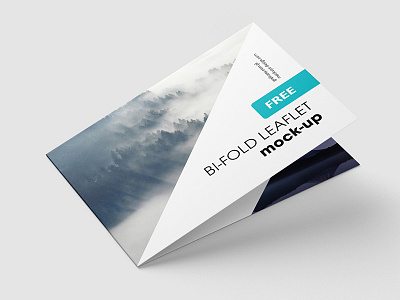 Free Bifold Leaflet Mockup bi fold dowload free freebie leaflet mockup photoshop psd