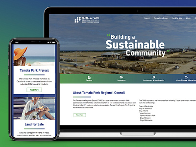 Tamala Park Regional Council Website Design council market creations shire tamala park