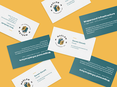 Maslow Development Inc - Business Cards branding business cards corporate branding logo design visual identity