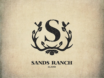 Sands Ranch birds farm grunge horns leaves letter llano nature ranch s