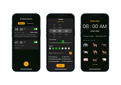 Smart Alarm (really smart) ui