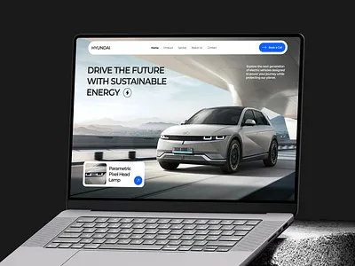 HYUNDAI Website Concept agency car company corporate dealer electric elementor framer futuristic hybrid landing modern page showroom ui vehicle webflow website wordpress