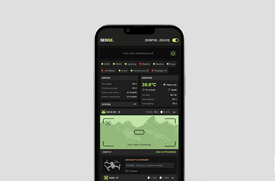 Drone Controller App ai controller drone fly flycam mobile plane ui ui design ux design