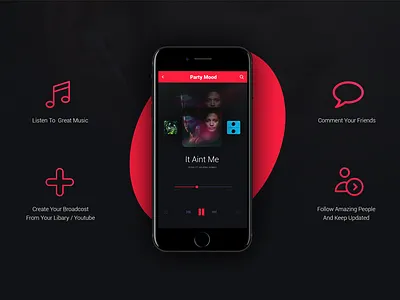 Music Player | Playroom App design interface ui user ux