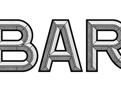 Bar - WIP branding font handmade font lettering logotype typography