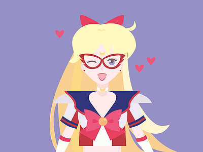 Sailor V anime cartoon illustration sailor moon sailor senshi sailor v sailor venus vector