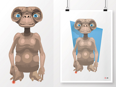 E.T. the Extra-Terrestrial 1982 arte e.t e.t. the extra terrestrial fanart spielberg