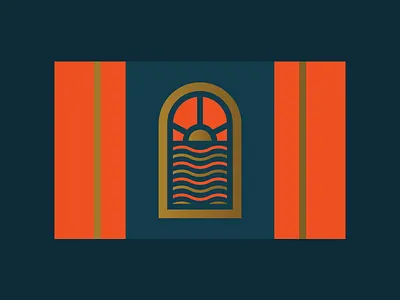 Red Sky at Night, Sailor's Delight emblem flag sailor sea sky sun voyage