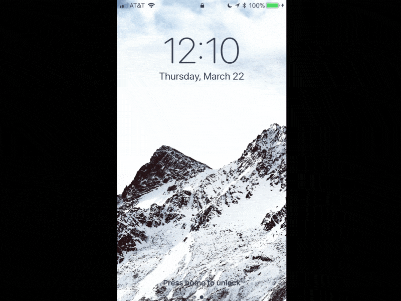 Simple iOS Notification animation design graphicdesign interactions microinteractions mograph motion motiongraphics principle tabs ui ux