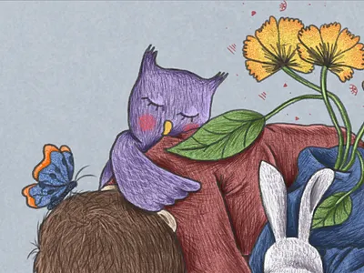 Syria animals child digitalart kid kindness love poverty rafikillustrate refugee syrian un war