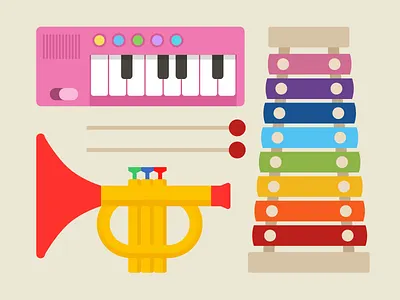 Weapons of Mass Destruction children instruments keyboard kids music sound toy toys trompet