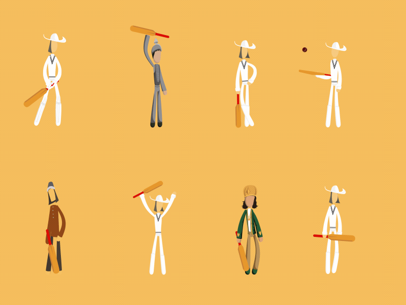 Indian Cricket 2d aftereffects animation character cricket design explainer video farming illustration illustrations india lighting man shades