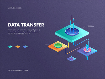 Data Illustrated 2.5d，illustrations，ui