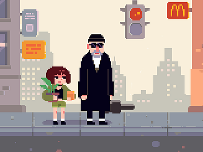 Léon: The Professional art pixel