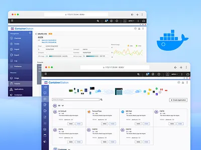 Container Station container duckerhub