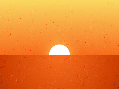 Landscape 47 illustration landscape sun