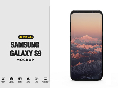 Samsung Galaxy S9 Mockup bus bus mockup car car mockup design