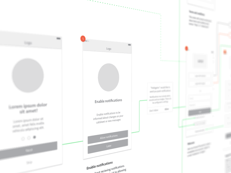 Wireframing app architecture design experience information interaction user userflows ux wireframing