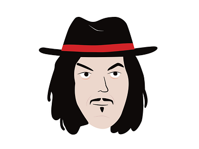 Jack White band boarding house reach illustration jack white music portrait solo vector white stripes