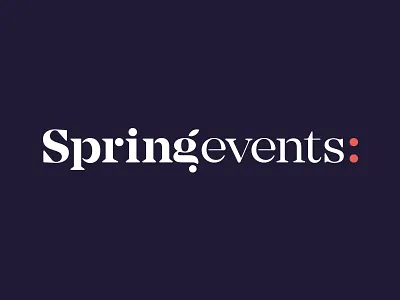Springevents — Lettermark brand hostesses logo logotype