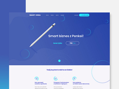 Penkei. Smart Pen. concept contest fun landing page quick rednelo