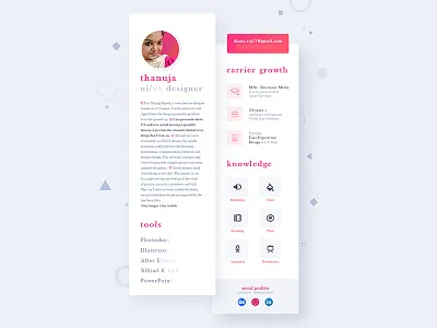 New Resume clean design new profile resume simple try two column