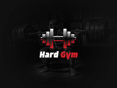 Hard Gym fitness logo gym logo h letter h logo hard logo