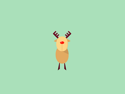 Reindeer illustration reindeer reindeer graphic reindeer icon rudolf the red nose reindeer