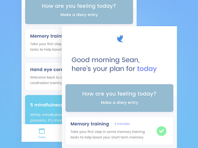 Journey branding health mental health ui design ux design visual design