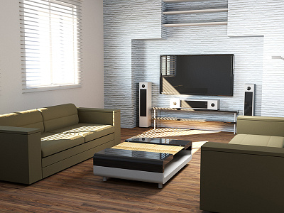 Room Corona c4d corona home house room sofa