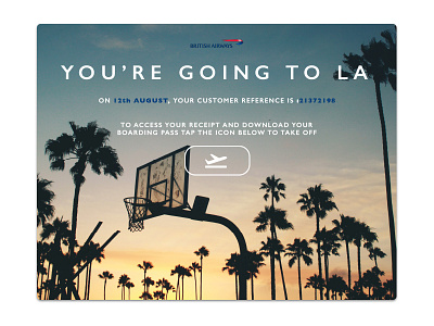 Dailyui017 - email receipt dailyui dailyui017 emailreceipts flights illustration ui