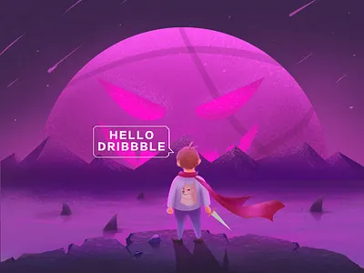 HELLO DRIBBBLE come dribbble. glad im to