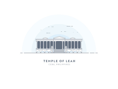 Temple of Leah awesome beautiful cebu cool design destination graphic graphic design illustration landmark leah philippines scenery temple tourist