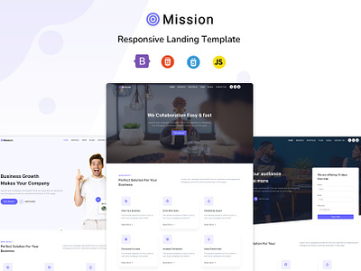 Mission - Creative Landing Template