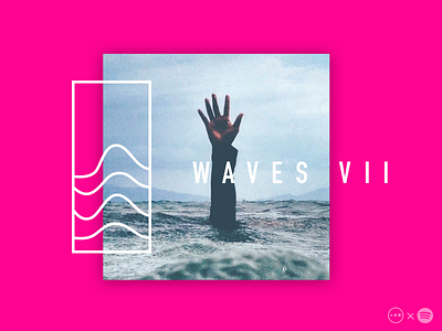 Waves 7 album cover cover art music playlist playlist cover spotify waves