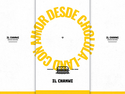 Il Chanwi brand cholula color food logo mexico puebla sandwich