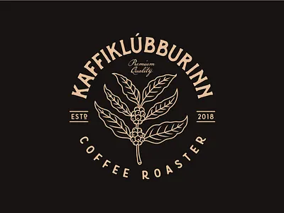 Kaffiklubburinn bar caffe coffee kafe retro roaster tree vintage